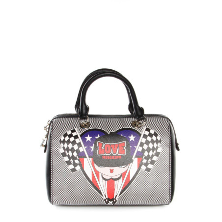 Bag Moschino Love black-white